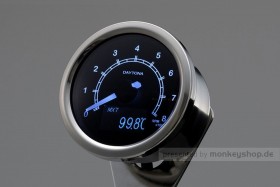 Daytona Velona ø60 Drehzahlmesser 8000 RPM poliert