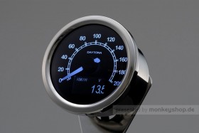Daytona Velona ø60 Tachometer 200 km/h poliert