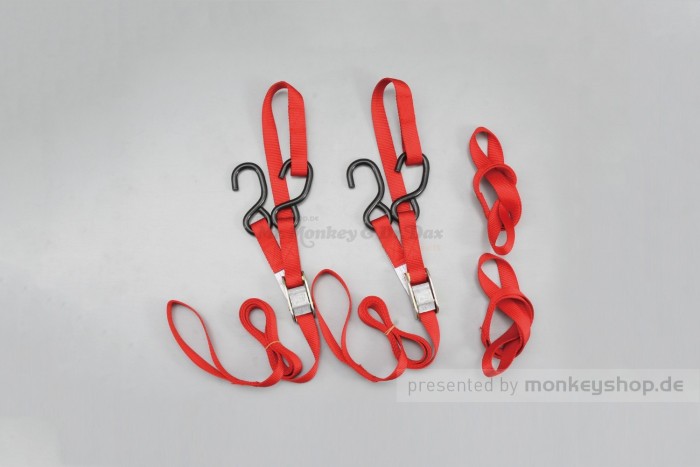 Daytona Zurrgurt Spanngurt Set 2 Stk. rot 1700mm