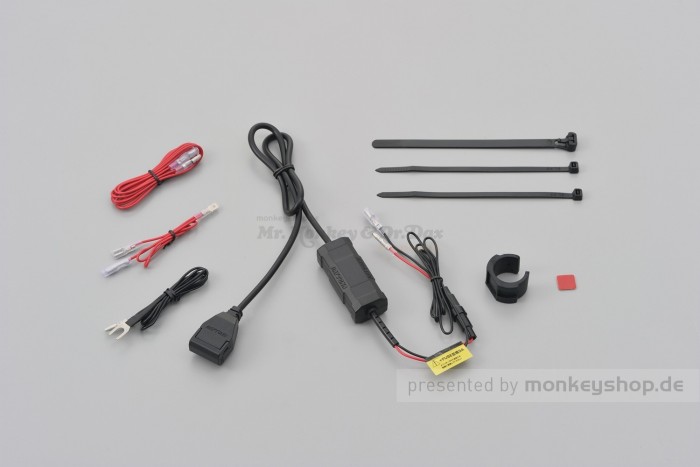 Daytona Stromversorgung 1x USB f. Motorrad Lenker