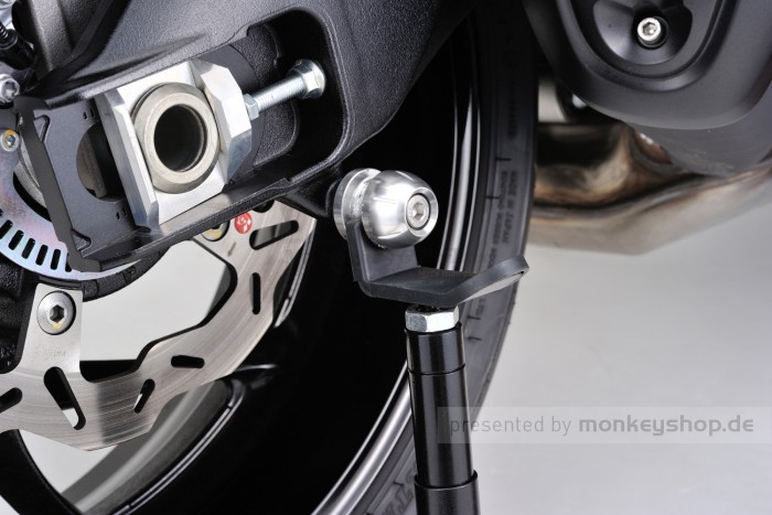 Daytona Motorradheber "Easy Lift-UP Stand" schwarz mit Kurbel