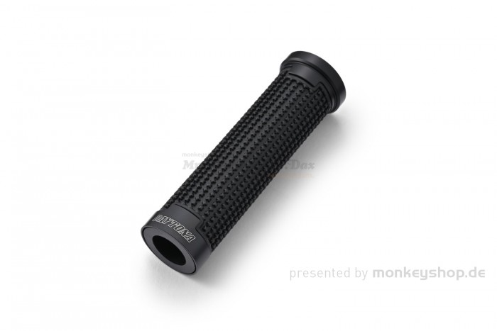 Daytona "GRIPPYGRIP" GGDM-CROSS Griffgummi paar schwarz mit schwarzem Aluminium Ring ø22.2 mm 7/8"