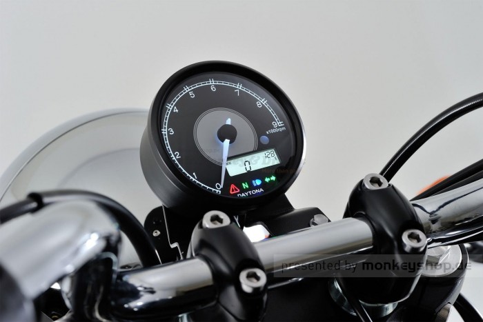Daytona Velona ø80 Drehzahlmesser 9000 RPM schwarz