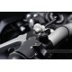 Daytona Abdeckschraube Alu CNC schwarz eloxiert f. Spiegelgewinde M10 x P1.25 Rechtsgewinde