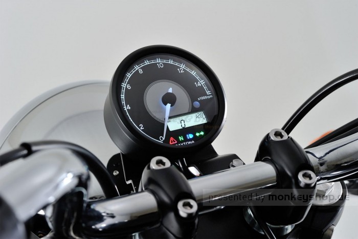 Daytona Velona ø80 Drehzahlmesser 15000 RPM schwarz