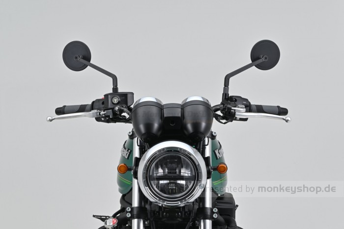 Daytona "D-MIRROR-21" Aluminium Seitenspiegel rund links schwarz