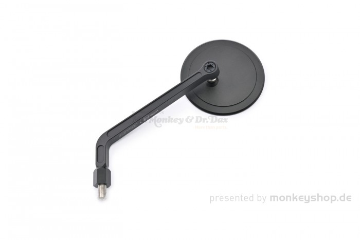 Daytona "D-MIRROR-21" Aluminium Seitenspiegel rund links schwarz