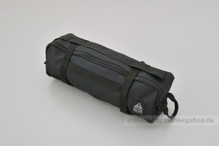 Daytona Outdoor Klappstuhl kompakt schwarz mit Seitentasche