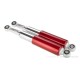 Stoßdämpfer 330mm silber mit roter Hülse f. Dax