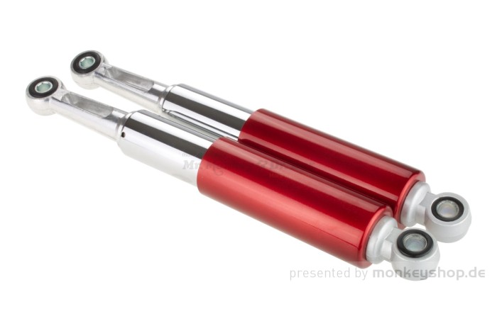 Stoßdämpfer 330mm silber mit roter Hülse f. Dax