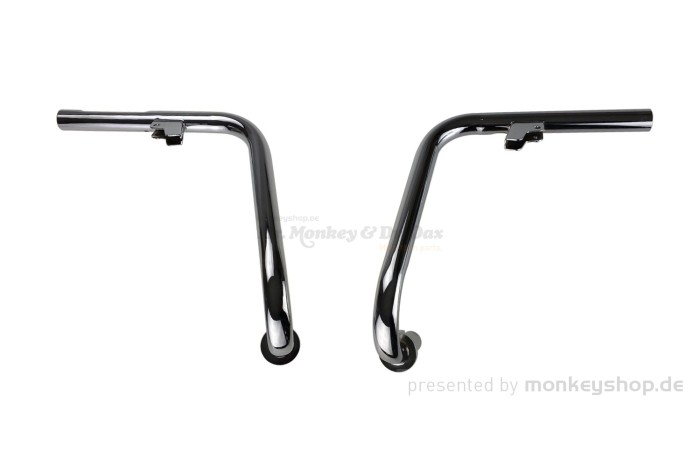Lenkerhälften Set links + rechts chrom f. Dax 6V CT70