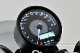 Daytona Velona ø80 Tachometer 260 kmh schwarz