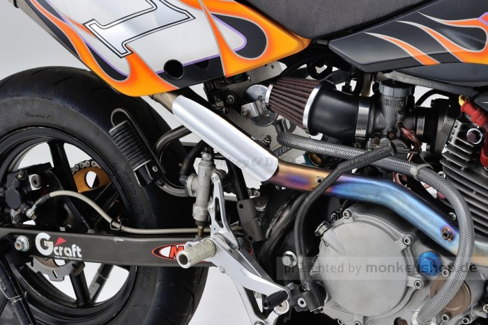 Daytona Hitzeschutzblech Stahl verchromt gerade geschlossen