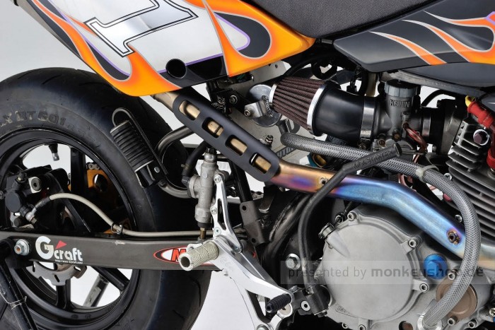 Daytona Hitzeschutzblech Stahl schwarz gerade offen