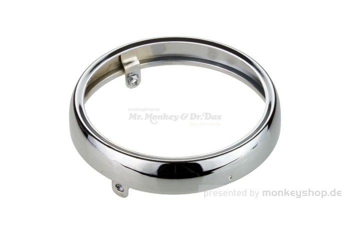Lampenring Chrom f. Dax 12V + Replika Monkey