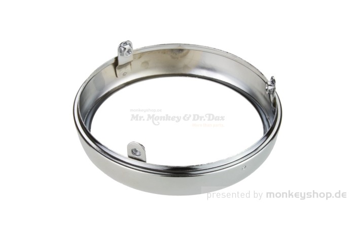 Lampenring Chrom f. Dax 12V + Replika Monkey