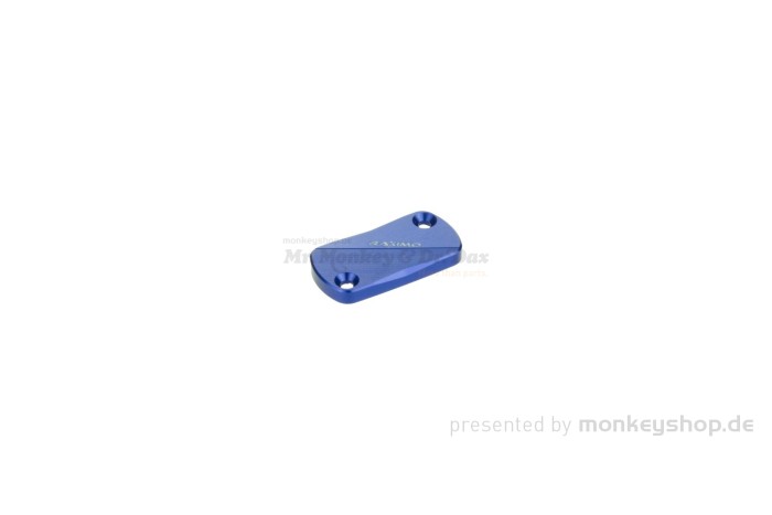 Cover Deckel Bremspumpe CNC Alu blau eloxiert f. Monkey 125 + MSX