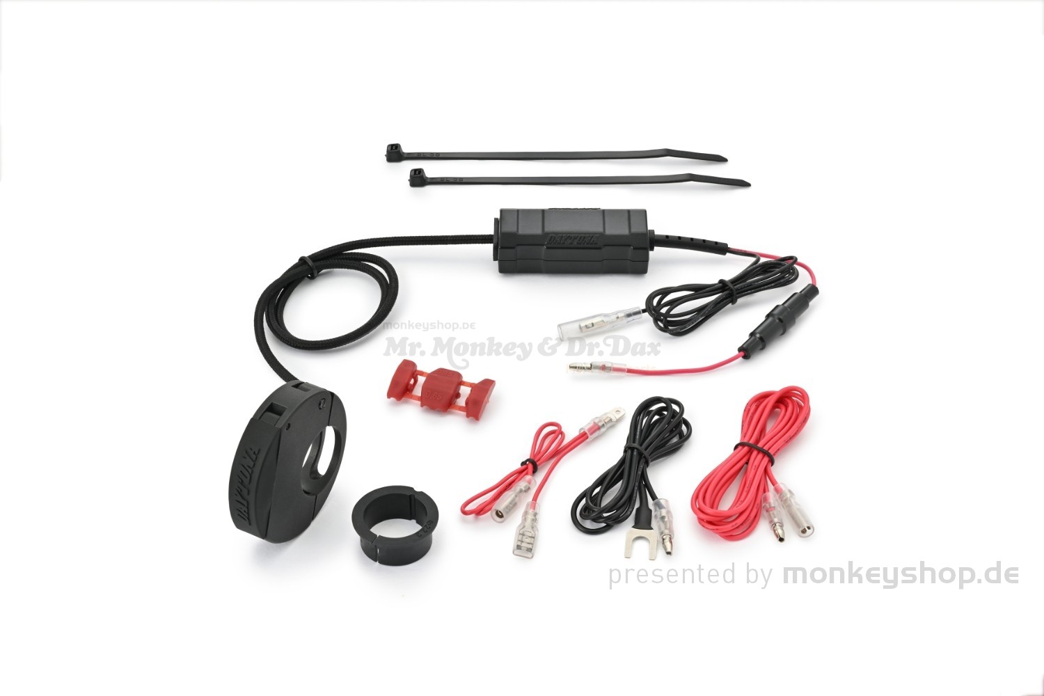 USB-C 18W Steckdose Daytona, Ladekabel & Adapter, Elektrik & Batterie, Motorradzubehör
