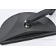 Daytona "D-MIRROR-19" ABS Nylon Lenker Klemmen Spiegel Halbmond schwarz