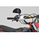 Daytona "D-MIRROR-19" ABS Nylon Lenker Klemmen Spiegel Halbmond schwarz