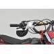Daytona "D-MIRROR-19" ABS Nylon Lenker Klemmen Spiegel Halbmond schwarz