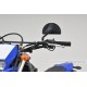 Daytona "D-MIRROR-19" ABS Nylon Lenker Klemmen Spiegel Halbmond schwarz