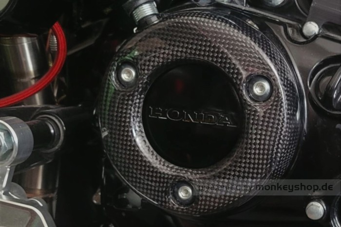 TYGA Carbon Schutz Kupplungsdeckel Engine Cover f. Monkey 125 JB03
