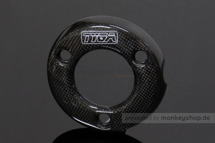 TYGA Carbon Schutz Kupplungsdeckel Engine Cover f. Monkey 125 JB03