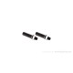Blinker Arm Stange Verlängerung schwarz universal Set 2 Stk.