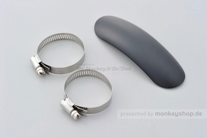 Daytona Hitzeschutzblech Stahl schwarz Bogen außen geschlossen