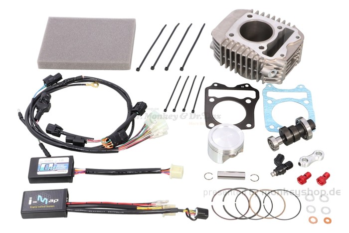 Kitaco Power Pack 164cc silber f. Monkey 125 JB02