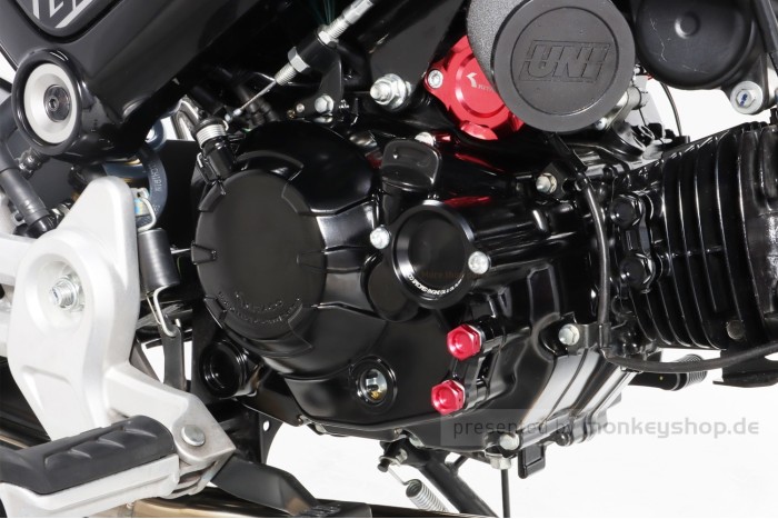 Kitaco Kupplungsdeckel schwarz f. MSX JC92 + Monkey 125 JB03 JB05