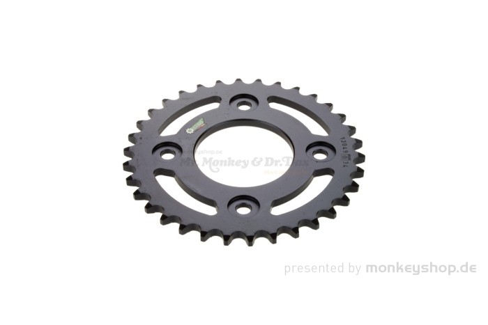 ESJOT Kettenrad 34T hinten schwarz f. MSX JC61 JC75 + Monkey 125 JB02