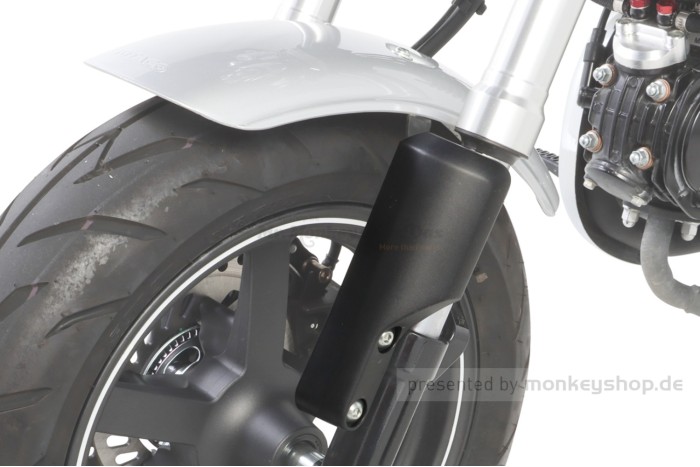 Kitaco Schutzblech Kit  Short Fender vorn silber + Gabelschützer f. Dax 125