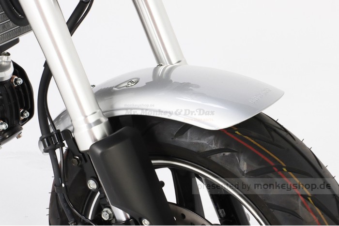 Kitaco Schutzblech Kit  Short Fender vorn silber + Gabelschützer f. Dax 125