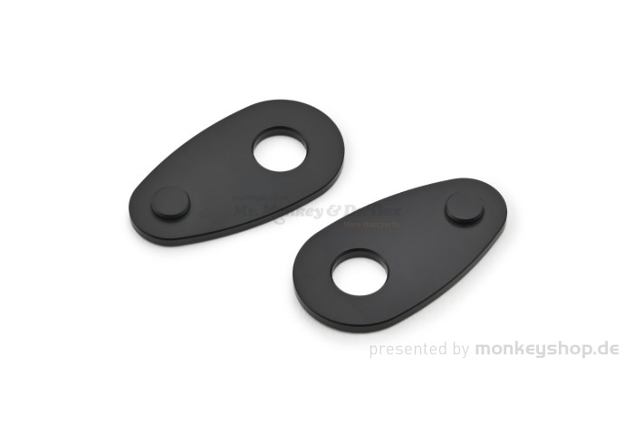 Daytona Blinker Adapter Montageplatten Set 2 Stk. Aluminium CNC f. BMW