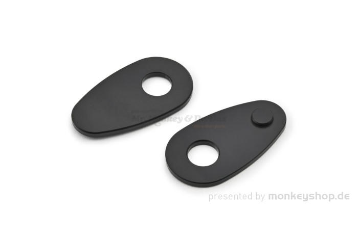 Daytona Blinker Adapter Montageplatten Set 2 Stk. Aluminium CNC f. BMW