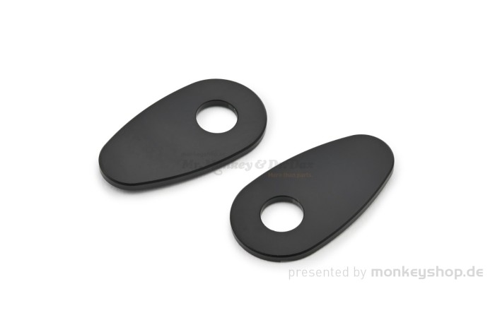 Daytona Blinker Adapter Montageplatten Set 2 Stk. Aluminium CNC f. BMW