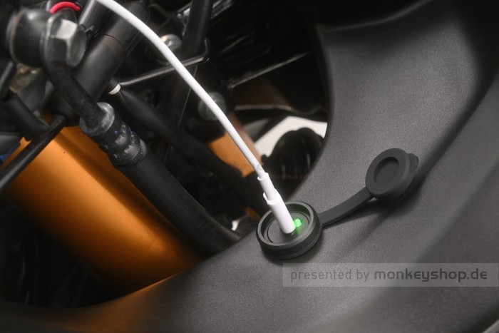 Daytona Stromversorgung USB-C Steckdose zur Montage in Verkleidung ø20mm