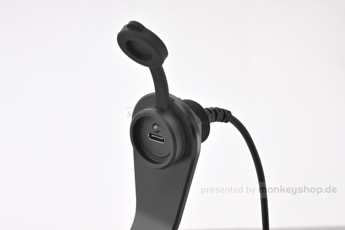 Daytona Stromversorgung USB-C Steckdose zur Montage in Verkleidung ø20mm