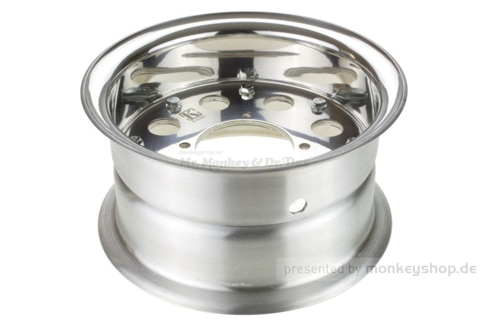 Kepspeed 4.00x8 Felge Aluminium poliert 2-teilig f. Monkey