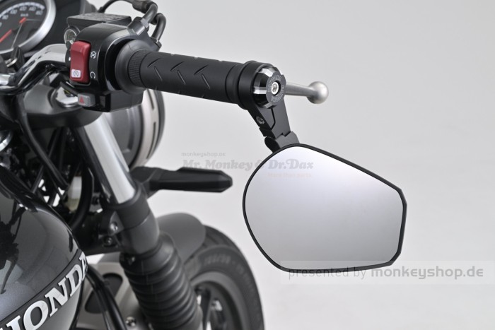 Daytona "W" Lenkergewichte Set Aluminium CNC schwarz eloxiert 14-19mm