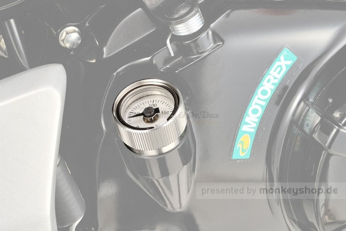 Daytona Öltemperatur Anzeige f. MSX Aluminium silber eloxiert