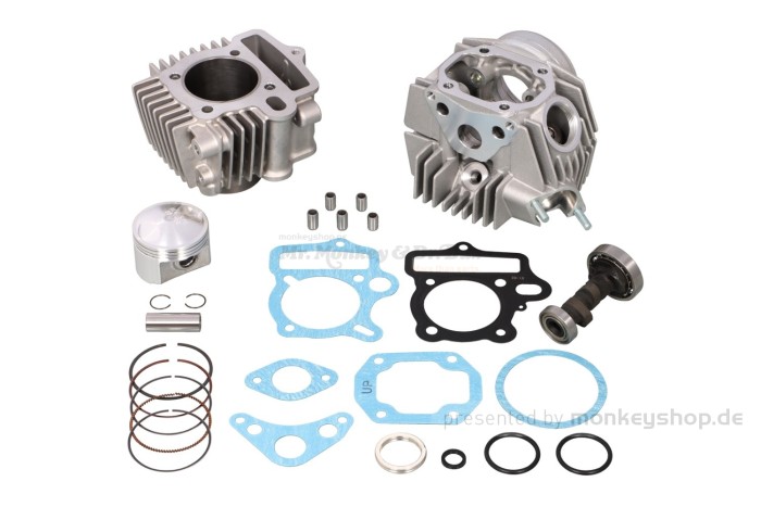 Kitaco NEW STD Aluminium Big Bore Kit 88cc mit Zylinderkopf + Nockenwelle f. Monkey 12V + Gorilla 12V + Dax 12V