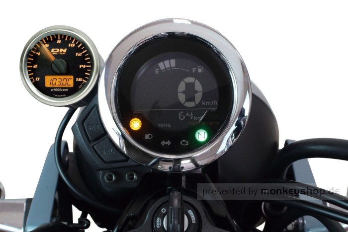 Takegawa Drehzahlmesser Kit ø48 mm 16000 RPM LED orange f. Dax 125