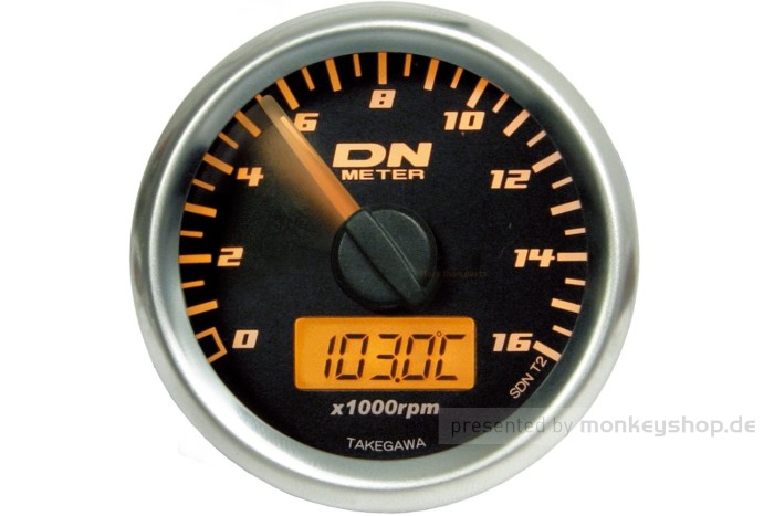 Takegawa Drehzahlmesser Kit ø48 mm 16000 RPM LED orange f. Dax 125