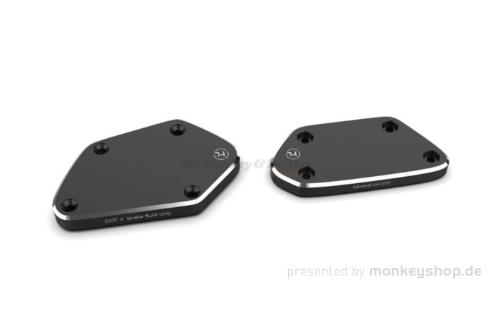 Highsider Cover Deckel Ausgleichsbehälter Aluminium CNC schwarz f. BMW