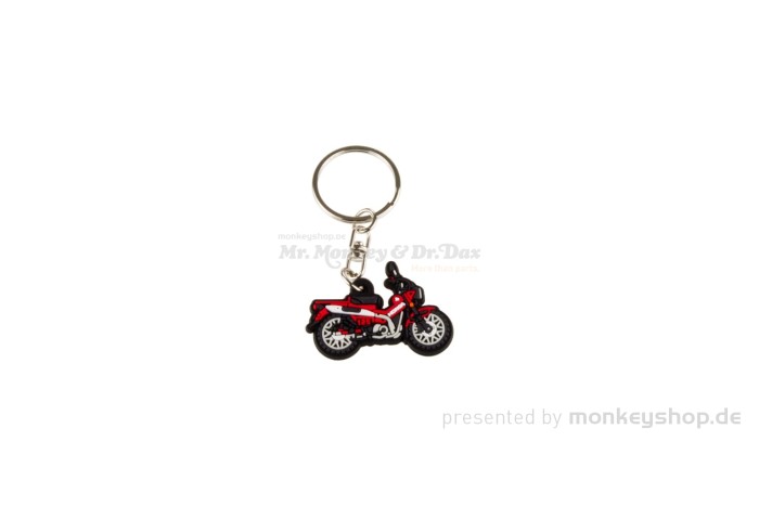 Honda CT 125 Schlüsselanhänger Gummi rot