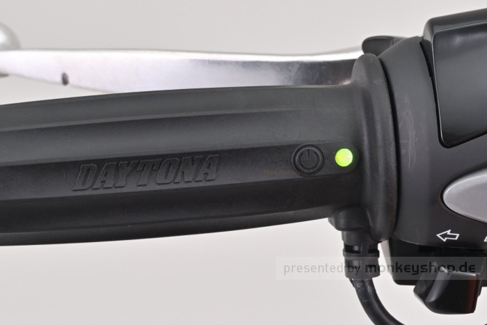 Daytona Heizgriffe Griffheizung 4-stufig 22,2mm 7/8" offenes Ende tonnenförmig
