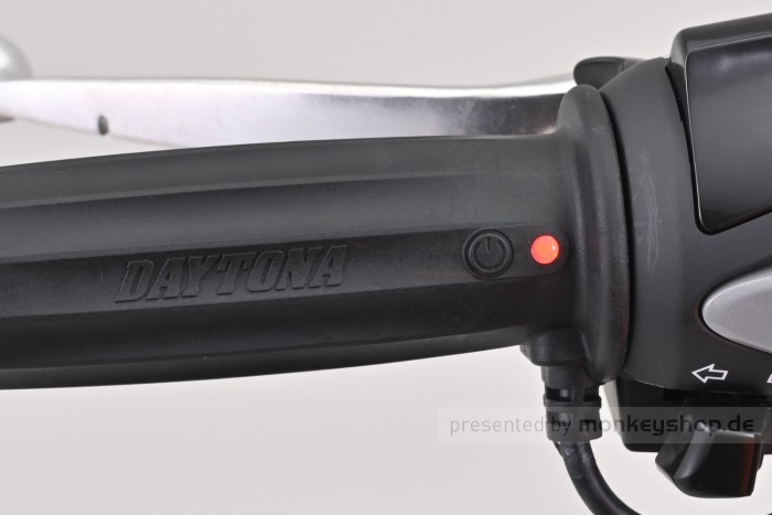 Daytona Heizgriffe Griffheizung 4-stufig 22,2mm 7/8" offenes Ende tonnenförmig